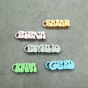 Personalized keychain, name tag, school enrollment gift, school equipment, personalized gift, Christmas