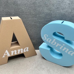 Hucha personalizada, hucha, carta, hucha con nombre, regalo personalizado, hucha niño, regalo dinero, bautizo