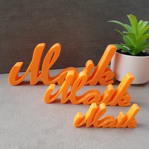 Personalized nameplate / gift / birthday / gift idea / home decor / personalized gift / alternative to wood