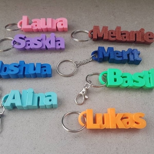 Personalized keychain/ backpack pendant/ gift/ birthday/ for child/ for her/ for him/ personalized gift/ Christmas