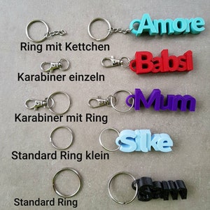 Personalisierte Schlüsselanhänger/ Rucksackanhänger/ Geschenk/ Geburtstag/fürs Kind/für Sie/für Ihn/ personalisiertes Geschenk/ Weihnachten Bild 2