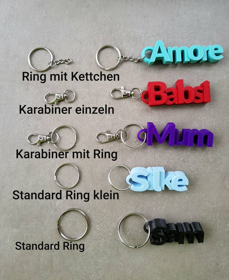 Personalisierte Schlüsselanhänger/ Rucksackanhänger/ Geschenk/ Geburtstag/fürs Kind/für Sie/für Ihn/ personalisiertes Geschenk/ Weihnachten Bild 2