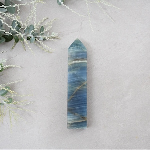 Blue Onyx Crystal Tower