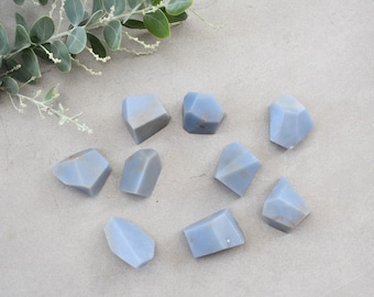 Angelite Polished Freeform Pieces (Mixed Sizes)