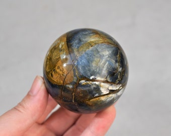 Pietersite Crystal Sphere with Free Sphere Stand