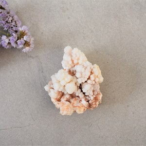 Hydrozincite Raw Small Cluster Mineral Specimen