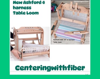 Ashford New Brooklyn 4 harness table loom 16” ashford table loom in stock shipping now while current supplies last :Centeringwithfiber