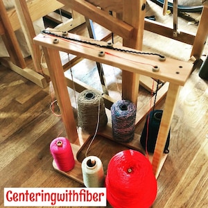 Ashford Yarn 6 cone Stand /cone holder no waiting physically  in stock can ship today priority: centeringwithfiber