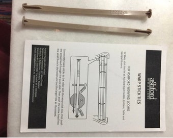 Ashford replacement warp  stick tie straps ,12 replacment tie sticks ready to ship today:centeringwithfiber