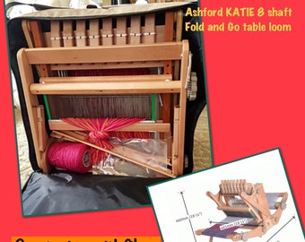 Ashford 8 shaft Katie Table Loom,travel bag in stock check with me first low In stock : centeringwithfiber