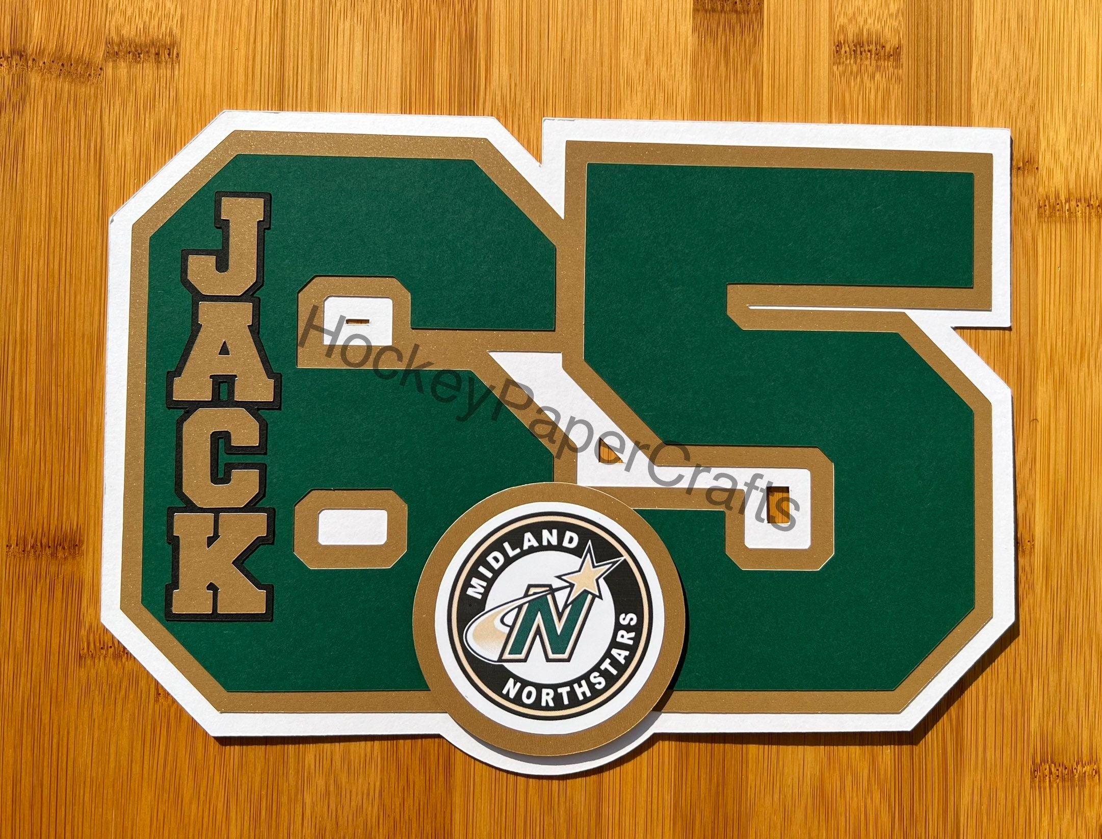 Cardstock Number Door Sign Etsy