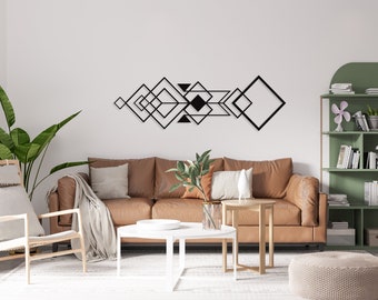 Shapes Metal Wall Decor, Large Wall Art for Home Decor, 3d Wall Art , Wall Hanging for Living Room Decor, Minimalist Wall Art
