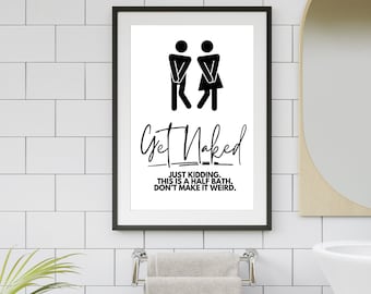 Bathroom Wall Decor | Bathroom Wall Art | Bathroom Decor | Funny Bathroom Art | Bathroom Signs | Bathroom | Printable | Instant Download