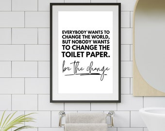 Bathroom Wall Decor | Bathroom Wall Art | Bathroom Decor | Funny Bathroom Art | Bathroom Signs | Bathroom | Printable | Instant Download