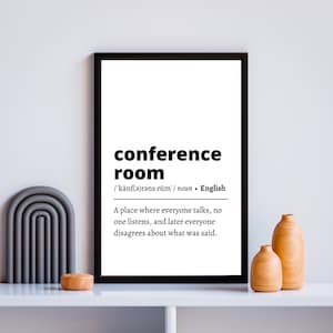 Office Decor | Digital Poster | Work Humor | Home Office Decor | Conference Room | WFH Decor | Funny Office Decor | Office Wall Art