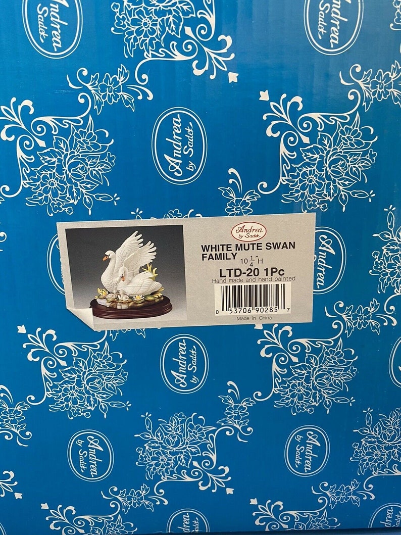 Andrea by Sadek LTD20 Retired Limited Edition White Mute Swan Etsy