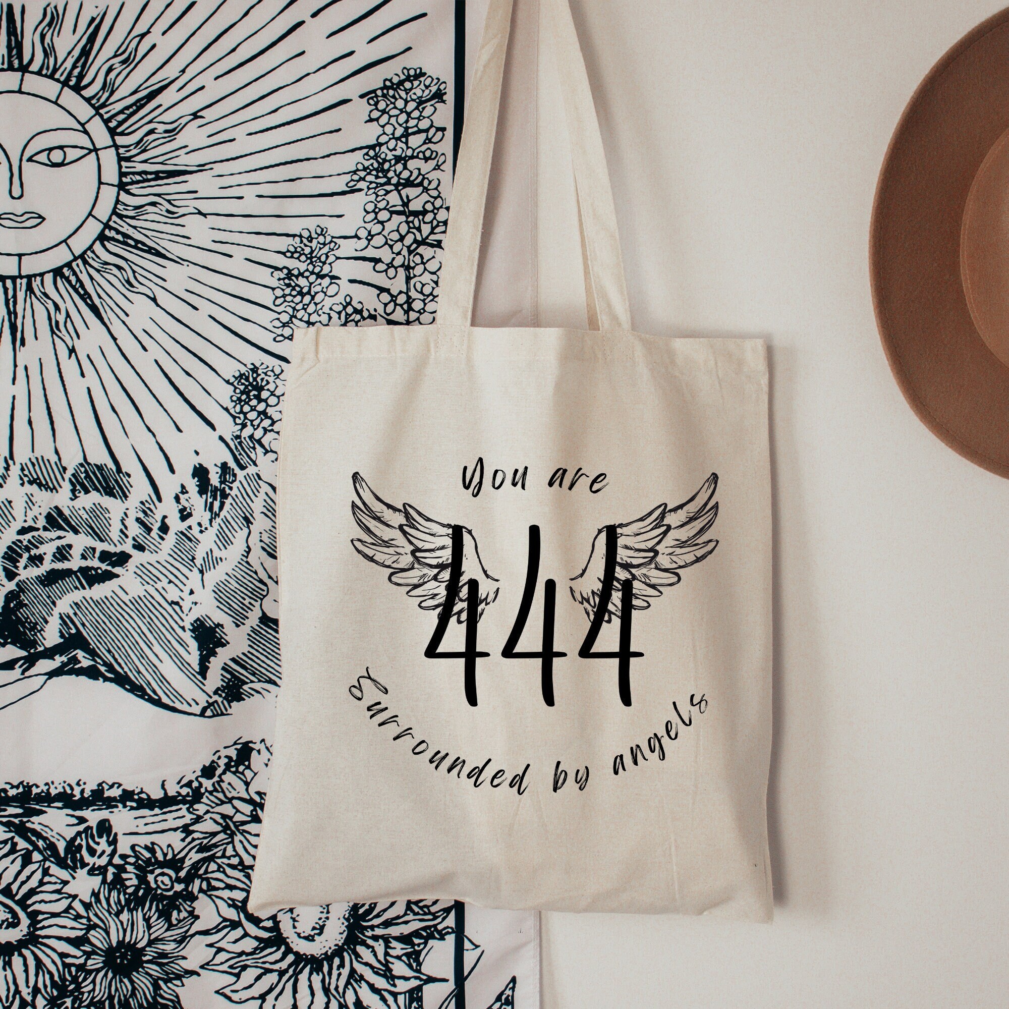 Tote Bag Angel Print - One Size