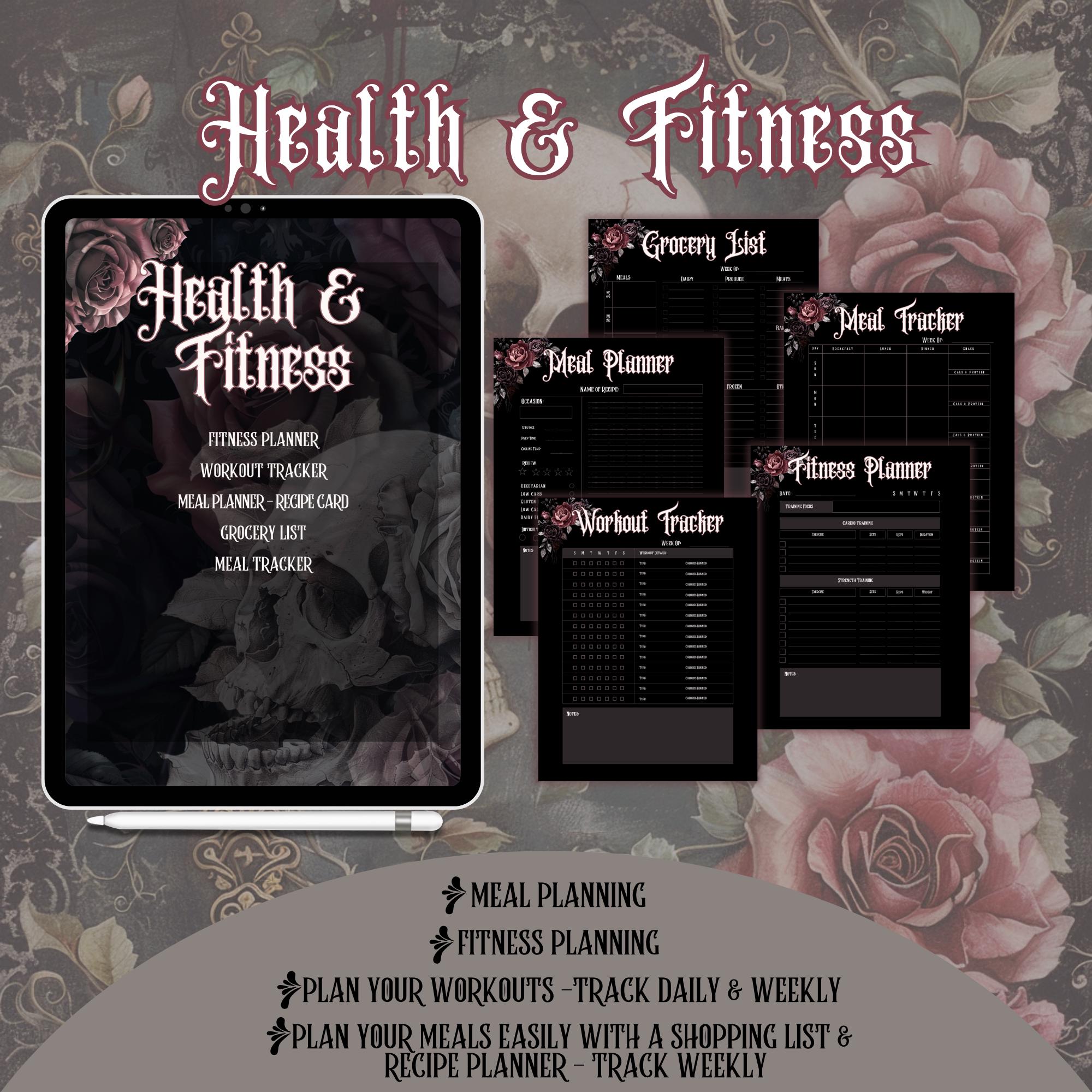 Gothic Planner Digital Planner Gothic Good Notes Planner Goth Planner ...