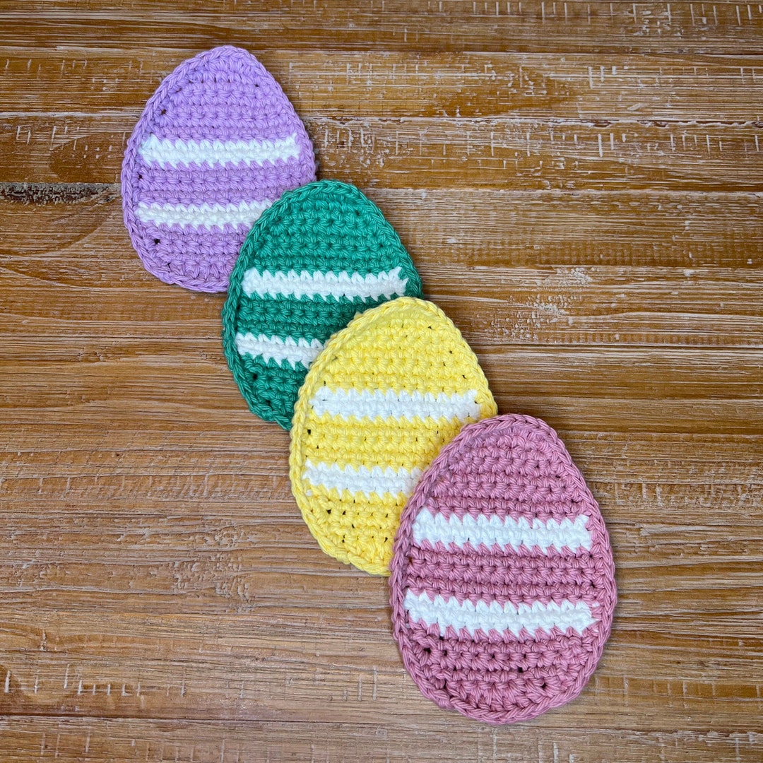 Colorful Handmade Easter Egg Coasters - Etsy