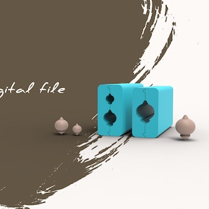 Ornament Christmas Polymer Clay  Bead Roller | Digital STL File