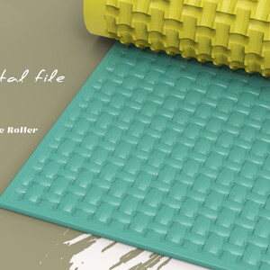 Stof B | Polymeer Klei Naadloze Textuur Roller | Digitaal STL-bestand