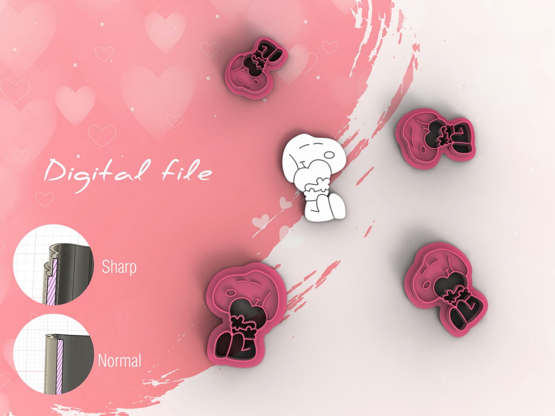 Frill Heart 3 Clay Cutter - Valentines L Graphic by UtterlyCutterly ·  Creative Fabrica