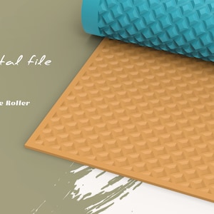 Geometrisch 5 | Polymeer Klei Naadloze Textuur Roller |  Digitaal STL-bestand