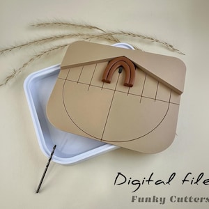 Drill Guide | Earring Hole Guied for Clay Artists | Polymer Clay Tools | Digital STL File