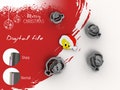 Santa Tweety ChristmasPolymer Clay Cutter | Digital STL File | 5 Sizes | 2 Cutter Versions
