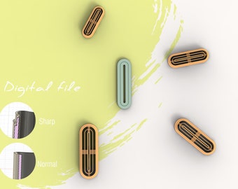 Long Oval Polymer Clay Cutter STL File | Jewelry Making (Digital Download)