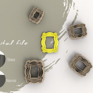 Frame Polymer Clay Cutter | Digital STL File | 5 Sizes  | 2 Cutter Versions
