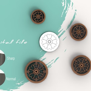 Flower 31 Polymer Clay Cutter | Digital STL File | 4 Sizes