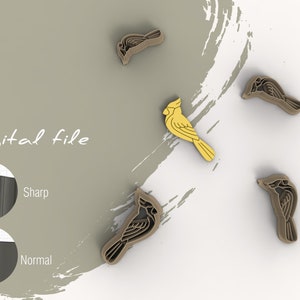 Cardinal Polymer Clay Cutter | Digital STL File | 4 Sizes  | 2 Cutter Versions