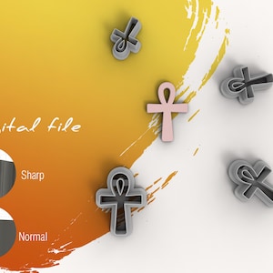 Key of Life Ankh Polymer Clay Cutter | Digital STL File | 4 Sizes