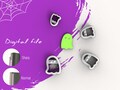 Halloween Ghost 5 Polymer Clay Cutter | Digital STL File | 4 Sizes | 2 Cutter Versions