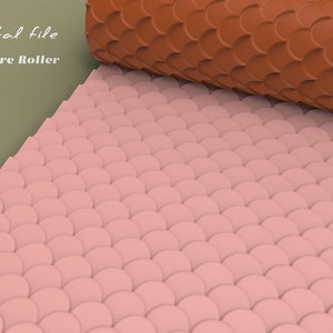 Dragon | Seamless Polymer Clay Texture Roller | Digital STL File