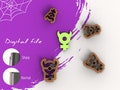 Halloween Devil Male Symbol Polymer Clay Cutter | Digital STL File | 4 Sizes | 2 Cutter Versions