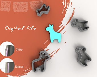 Pinata Polymer Clay Cutter | Cinco De Mayo, 4 Sizes (Digital STL File)