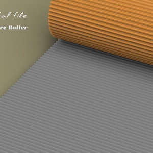 Lines 2 | Seamless Polymer Clay Texture Roller | Digital STL File