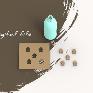 Lebkuchen Junge Fimo Ausstecher | Digitale STL Datei