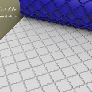 Moroccan | Seamless Polymer Clay Texture Roller | Digital STL File