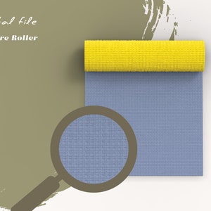 Wollstoff | Polymer Clay Texturroller | Digitale STL-Datei