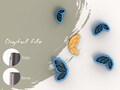 Half Butterfly 2 Polymer Clay Cutters | STL Digital File | 4 sizes | 2 Cutter Versions product logo