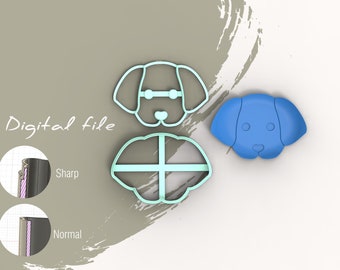 Trinket Dish Dog Polymer Clay Cutter | Digital STL File | 4 Sizes | 2 Cutter Versions