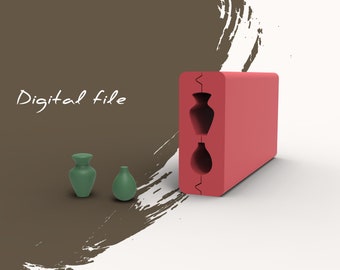 Polymer Clay Vase Shape Bead Roller | Digital STL File