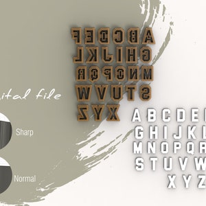 Wholesale CRASPIRE Keoker Letter Stamps for Clay Polymer Clay Cutters Set  Clay Earring Cutters Letters Brown Alphabet Number Clay Cutters Set for Clay  Biscuit Pastry Baking Fondant Cake 