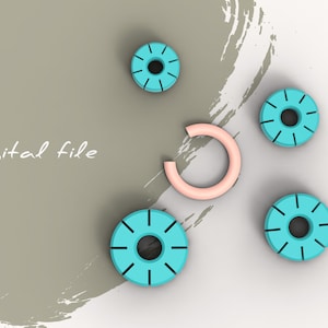 Polymer Clay Hoop Guide | 6 sizes