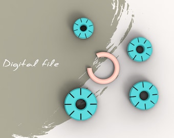Polymer Clay Hoop Guide | 6 sizes