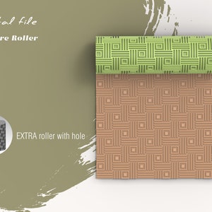 Abstract 2 | Seamless Polymer Clay Texture Roller | Digital STL File