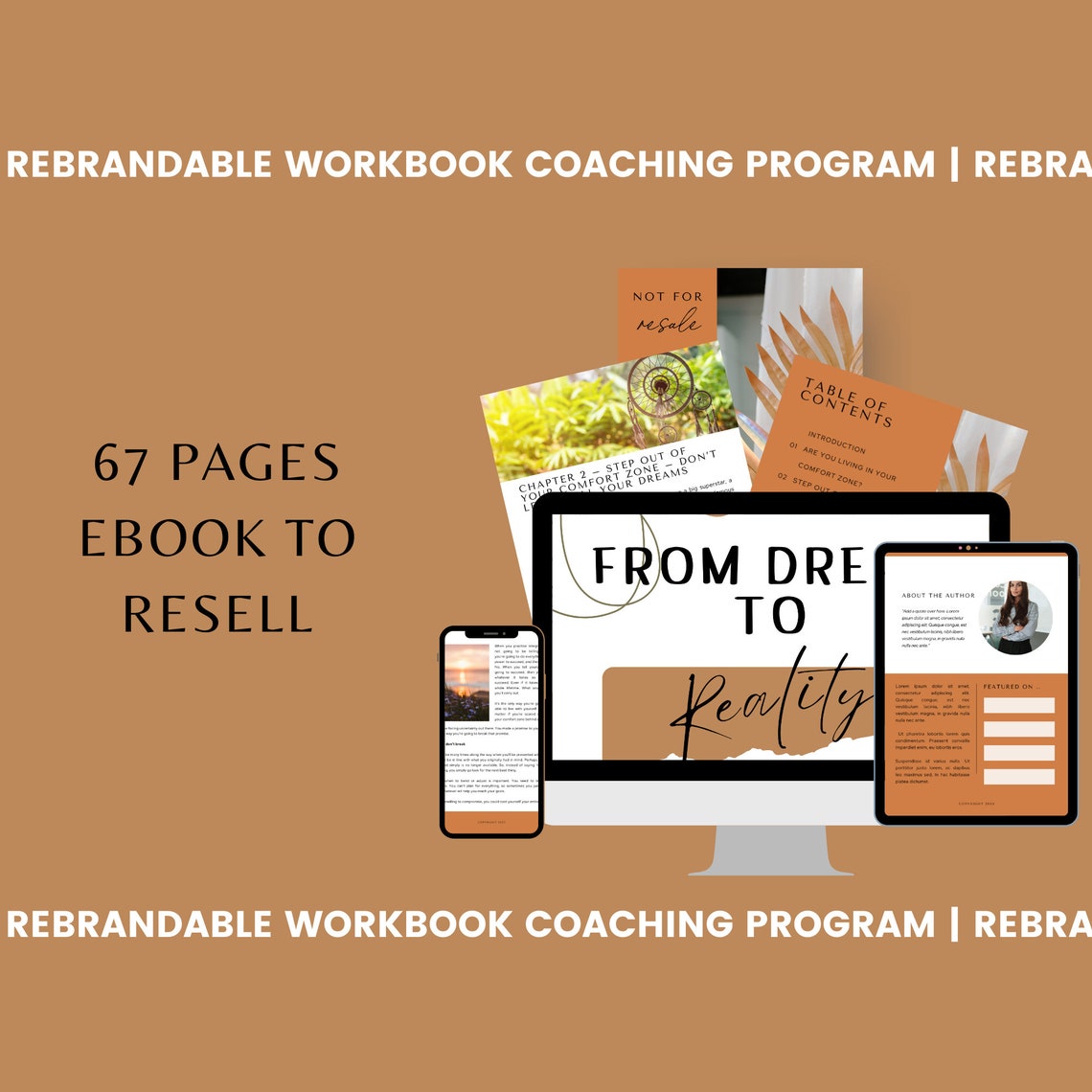 Done for You Ebook for Life Coach, Goal Setting Coach, Dream Coach, Life Business Coach From